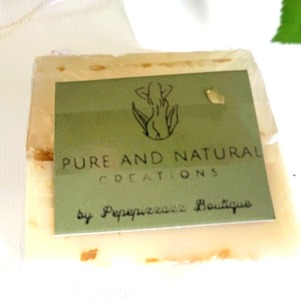 PureandNatural Goat Milk Soap aprox 4 oz Shrink wrapped - Picture 2 of 9